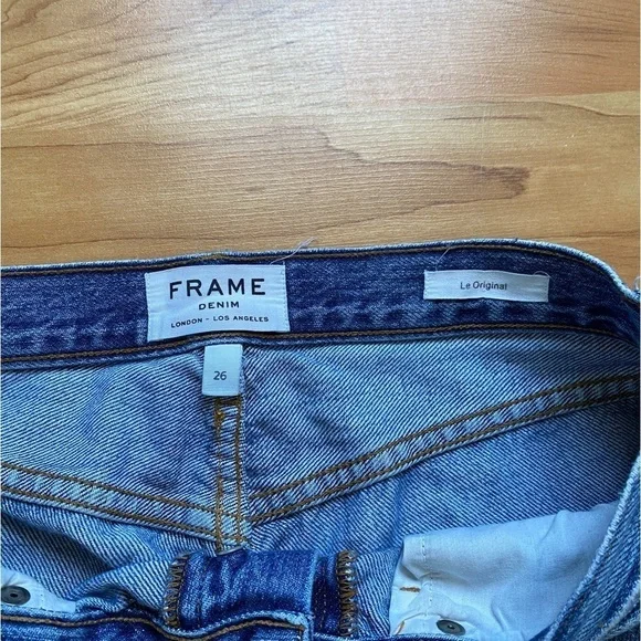 Frame Mens Le Original Button Fly Jean's - Picture 3 of 6